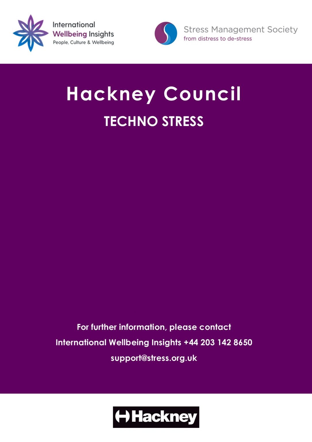 Hackney Council The Stress Management Society